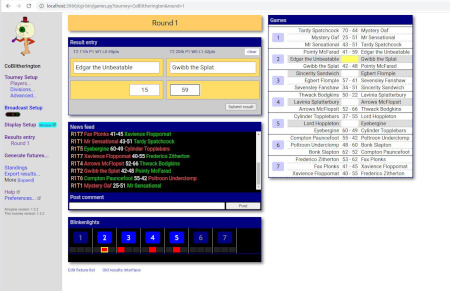 Atropine's result entry interface